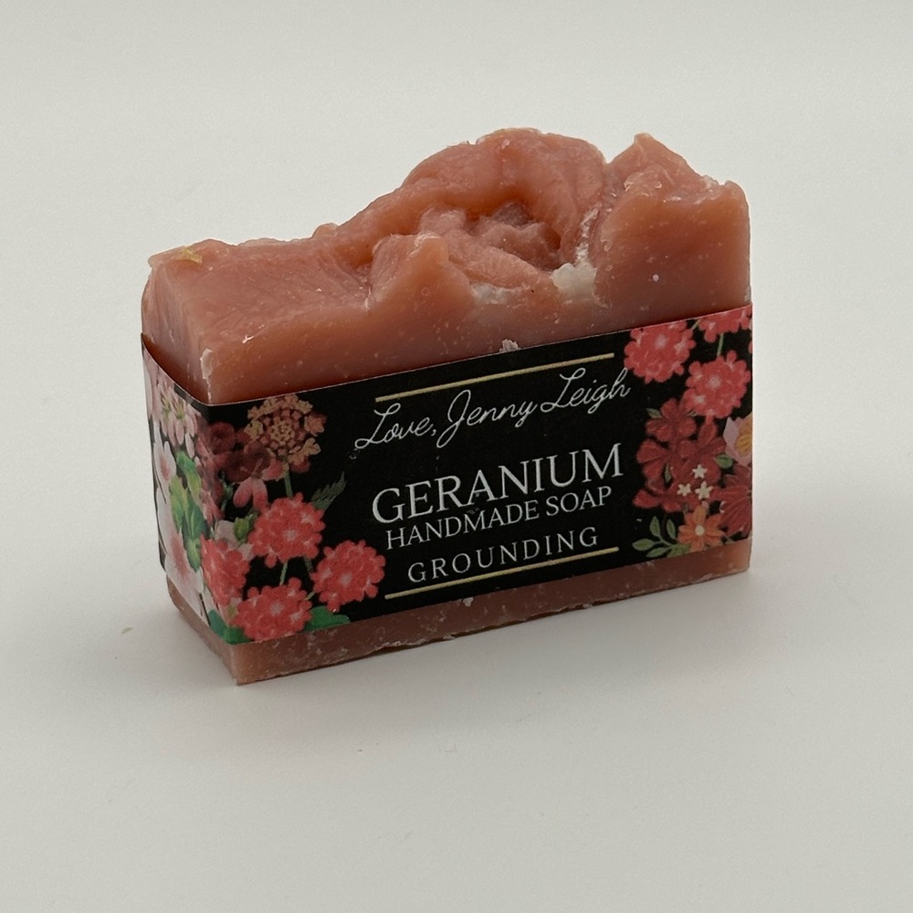 Geranium “Love, Jenny Leigh” Grounding Luxury Artisan Soap